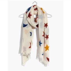 NWOT - Madewell starry night chenille scarf